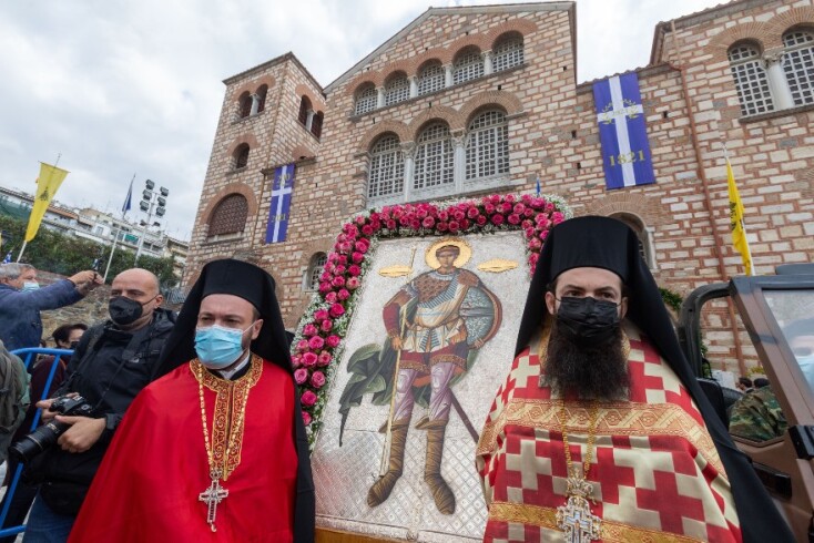 Εικόνες από τους εορτασμούς του Αγίου Δημητρίου