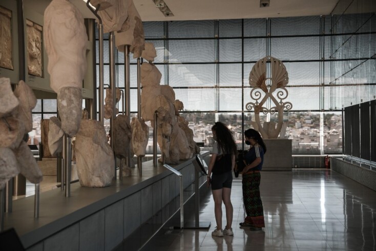 Το μουσείο της Ακρόπολης κατά την πρώτη ημέρα μετά την άρση του lockdown