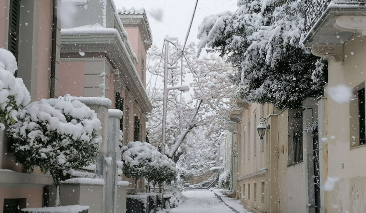 ΚΑΚΟΚΑΙΡΙΑ «ΜΗΔΕΙΑ» ΧΙΟΝΙΣΜΕΝΗ ΠΛΑΚΑ 