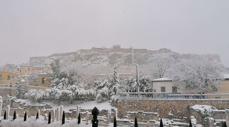 ΚΑΚΟΚΑΙΡΙΑ «ΜΗΔΕΙΑ» - ΧΙΟΝΙΣΜΕΝΗ ΑΚΡΟΠΟΛΗ 