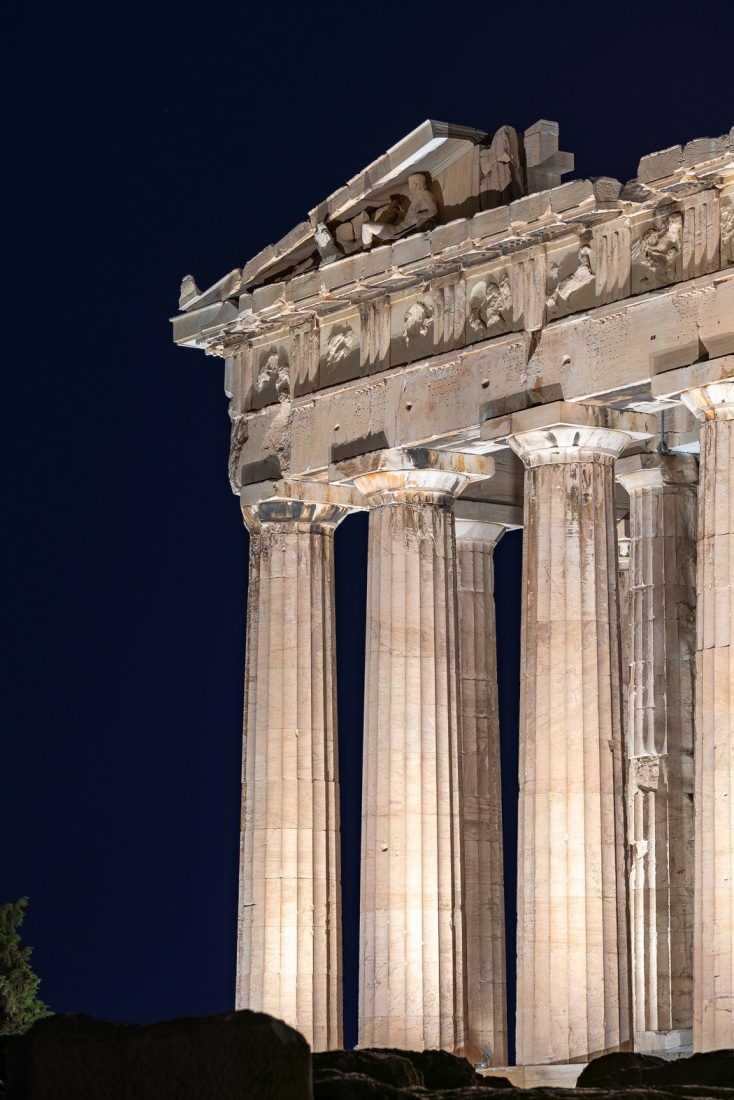 Φωτισμός στην Ακρόπολη 