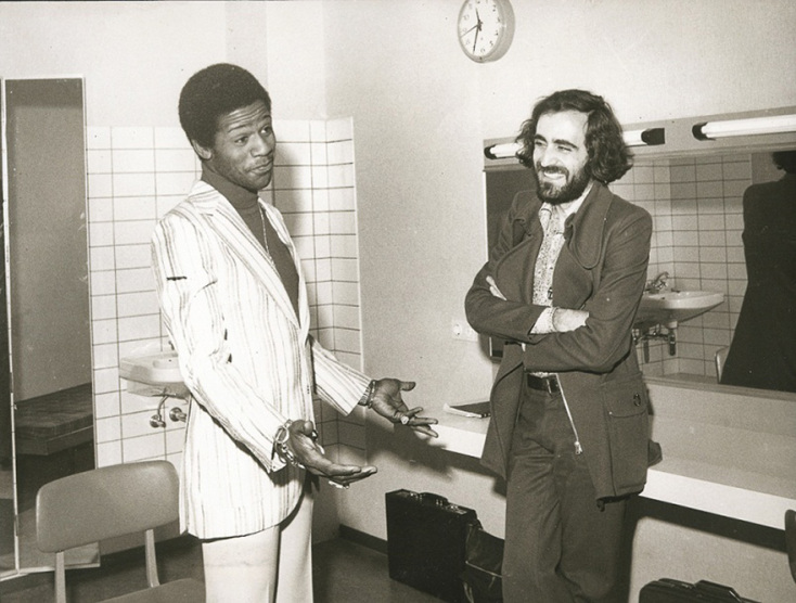 Ο Al Green με τον μουσικό παραγωγό Γιάννη Πετρίδη