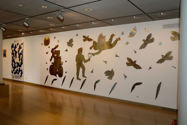 Έργο του Αλέκου Φασιανού σε έκθεση στο Ίδρυμα Εικαστικών Τεχνών και Μουσικής Β. &amp; Μ. Θεοχαράκη