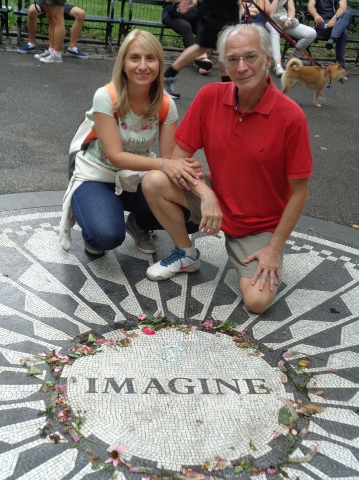 Ο Αλέξανδρος Ριχάρδος με τη γυναίκα του Μπίλυ, Νέα Υόρκη, 2017