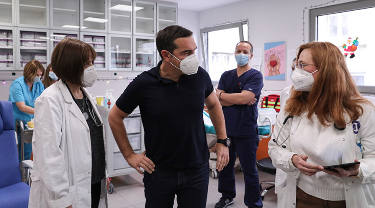 ΕΜΒΟΛΙΑΣΜΟΣ ΚΑΤΑ ΤΟΥ ΚΟΡΟΝΟΪΟΥ ΤΟΥ ΠΡΟΕΔΡΟΥ ΤΟΥ ΣΥΡΙΖΑ ΑΛ. ΤΣΙΠΡΑ ΣΤΟ ΝΟΣΟΚΟΜΕΙΟ ΕΥΑΓΓΕΛΙΣΜΟΣ 