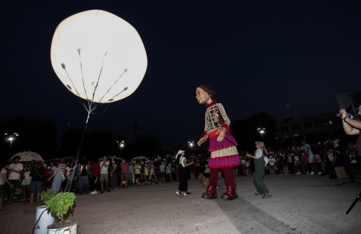 Η Μικρή Αμάλ ξεκίνησε το ταξίδι της στην Ελλάδα από την Χίο © EUROKINISSI / ΔΗΜΗΤΡΗΣ ΒΟΥΧΟΥΡΗΣ