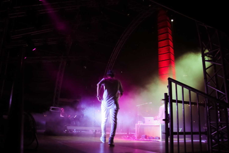 Φωτογραφία από live στην Athens Music Week.