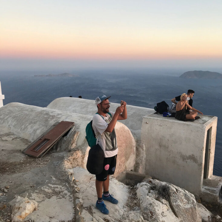 Ο Παύλος Χάππιλος στην Ανάφη