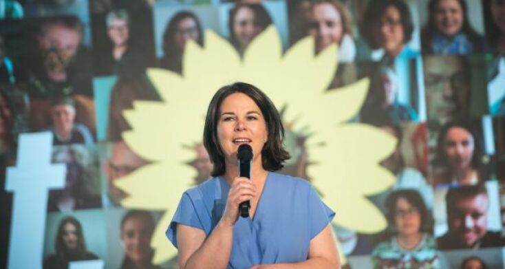 H υποψήφια Καγκελάριος των Πρασίνων Αναλένα Μπέρμποκ©Twitter/@GermanGreens