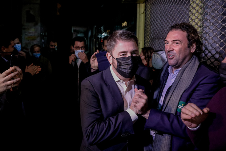 Ο υποψήφιος για την προεδρία του ΚΙΝΑΛ Νίκος Ανδρουλάκης