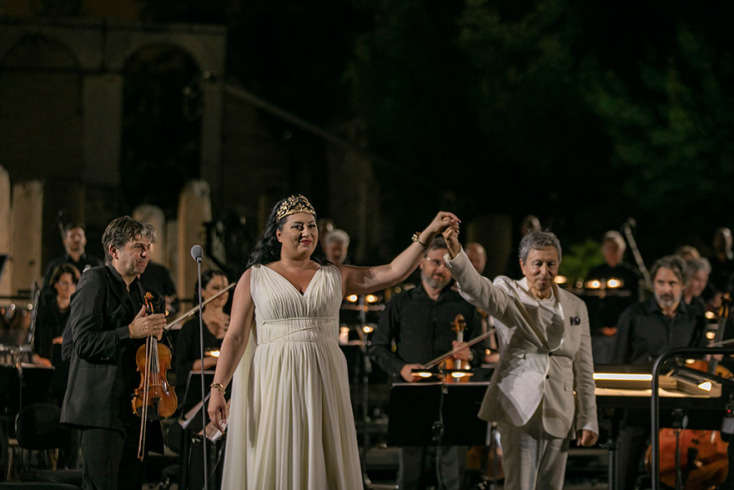 Η Ανίτα Ρατσβελισβίλι στη Ρωμαϊκή Αγορά