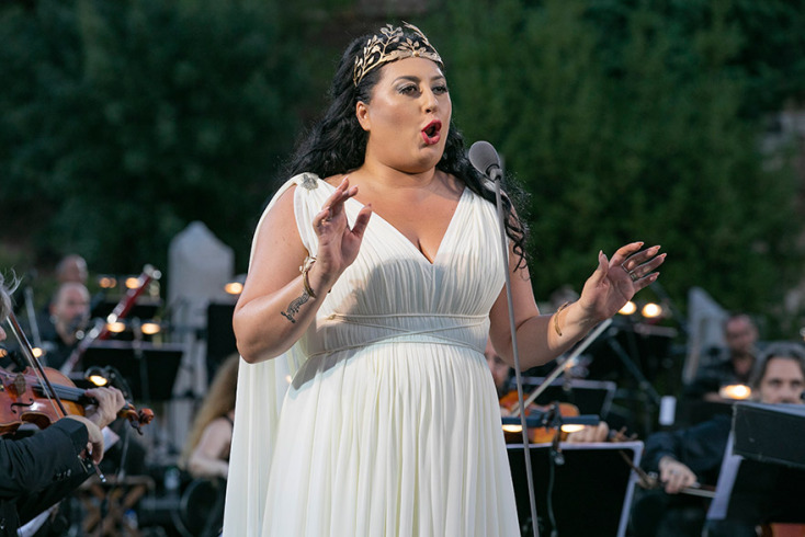 Η Ανίτα Ρατσβελισβίλι στη Ρωμαϊκή Αγορά