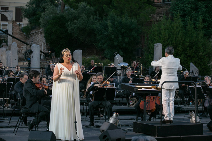 Η Ανίτα Ρατσβελισβίλι στη Ρωμαϊκή Αγορά