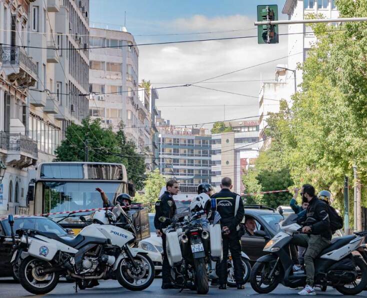 Αστυνομικοί © Πέτρος Καλφαμανώλης