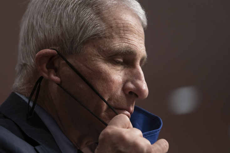 O Άντονι Φάουτσι ©EPA-Yuri Gripas / POOL-Alex Edelman / POOL