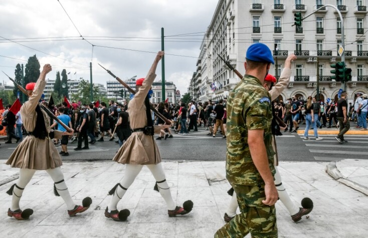 Απεργιακές κινητοποιήσεις στο κέντρο της Αθήνας©EUROKINISSI-ΤΑΤΙΑΝΑ ΜΠΟΛΑΡΗ