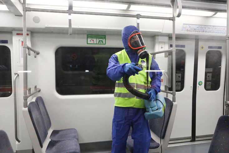 Σε καθημερινή βάση η απολύμανση για τον κορωνοϊό σε συρμούς του Μετρό