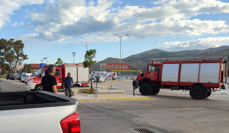 Τραυματίες από πτώση στεγάστρου στο λιμάνι Αργοστολίου