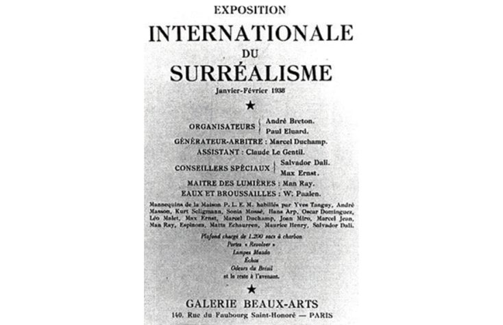 Διεθνής Έκθεση Σουρεαλισμού στην Γκαλερί Καλών Τεχνών στο Παρίσι, 1938
