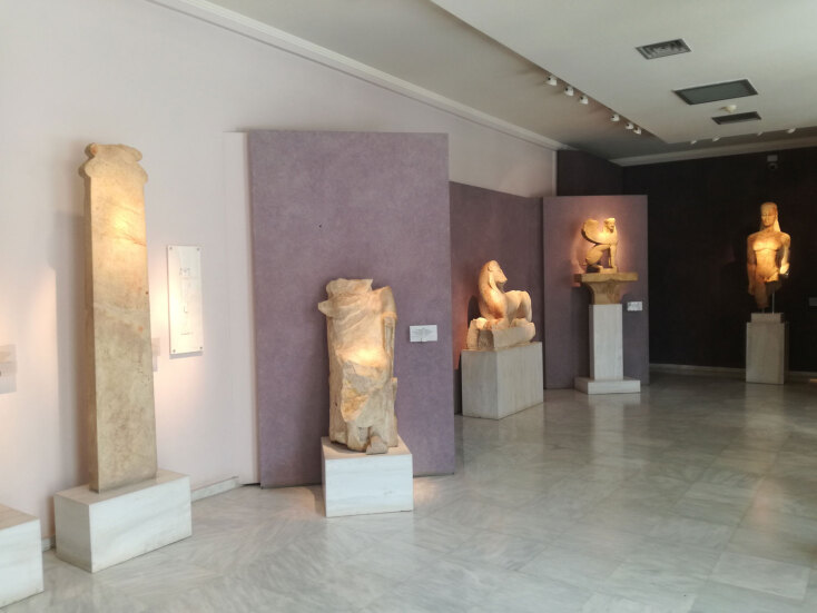 Εσωτερικό του  Μουσείου του Κεραμεικού