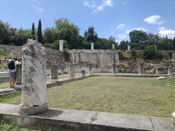 Το Πομπείο, μεταξύ Ιεράς Πύλης και Διπύλου