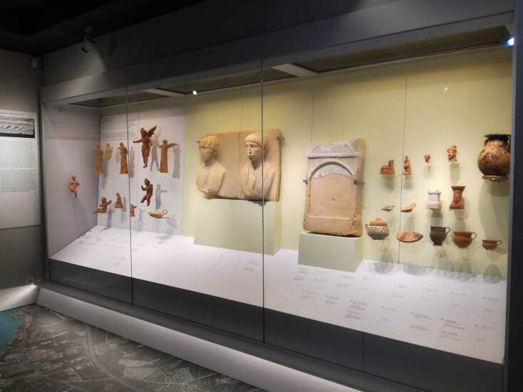 Απτερα. Αρχαιολογικά ευρήματα