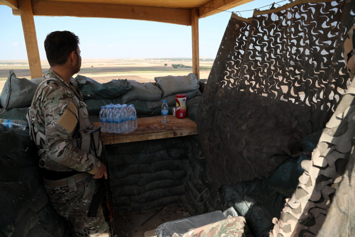 Φυλάκιο των κουρδικών δυνάμεων SDF