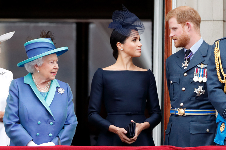 Βασίλισσα Ελισάβετ, Μέγκαν Μαρκλ, Πρίγκιπας Χάρι