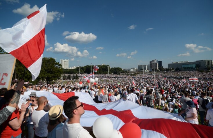 Μινσκ: Ξεκίνησε η «Πορεία για την Ελευθερία» της αντιπολίτευσης