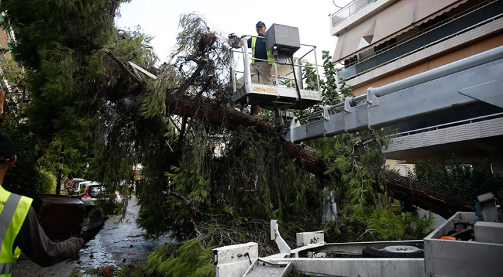 Καταιγίδα - Νέο Ηράκλειο - Μεγάλες ζημιές