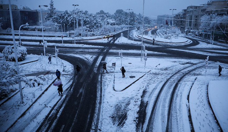 ΚΑΚΟΚΑΙΡΙΑ ΜΗΔΕΙΑ / ΧΙΟΝΟΠΤΩΣΗ ΣΤΗΝ ΛΕΩΦ. ΜΕΣΟΓΕΙΩΝ