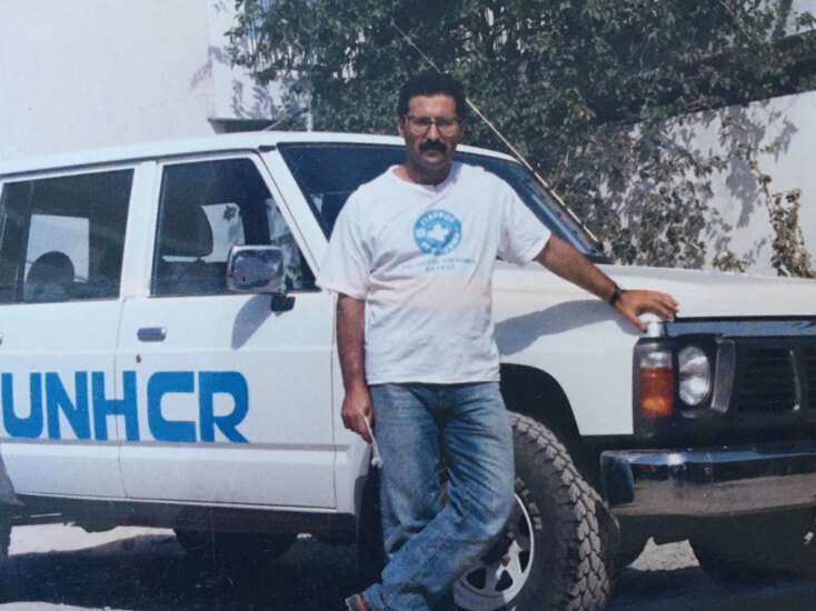 Ο Θεόφιλος Ρόζεμπεργκ στην Πρίστινα (Κόσοβο)