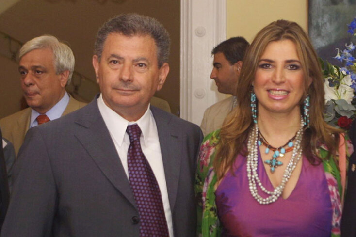 Σήφης Βαλυράκης και η σύζυγός του, Μίνα (ΦΩΤΟ ΑΡΧΕΙΟΥ)