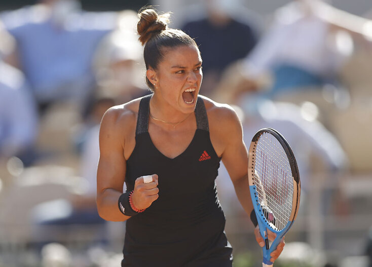 Η Μαρία Σάκκαρη έφθασε πολύ κοντά στο να περάσει στον τελικό του Roland Garros αλλά ηττήθηκε από την Κρεϊτσίκοβα στα ημιτελικά