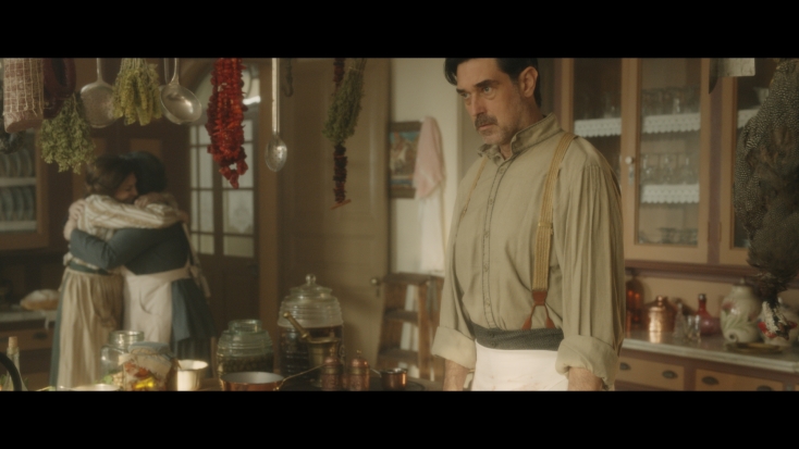 Στιγμιότυπο από τα γυρίσματα της ταινίας «Σμύρνη μου αγαπημένη»