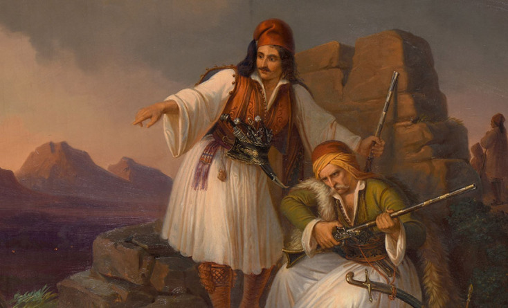 Θεόδωρος Βρυζάκης, Το καραούλι, 1851. Μουσείο Μπενάκη