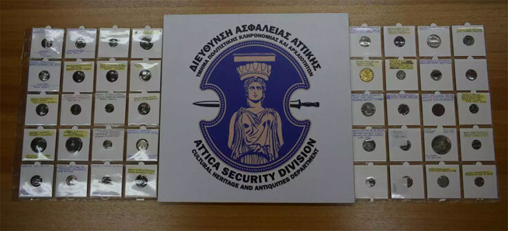 Συνελήφθη 44χρονος στον Άλιμο - Είχε στην κατοχή του σπάνια συλλογή με αρχαία νομίσματα