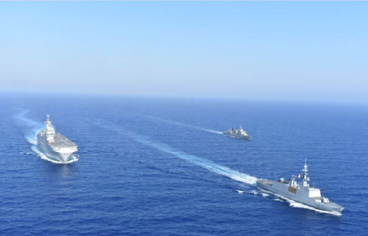 Κοινή ναυτική άσκηση Ελλάδας - Γαλλίας 