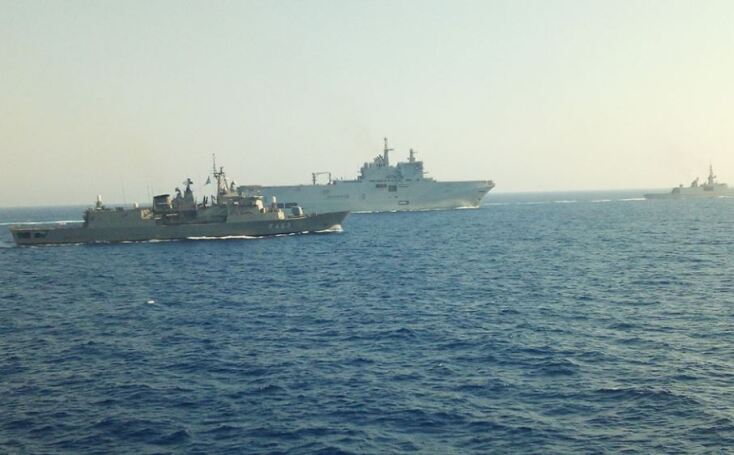 Κοινή ναυτική άσκηση Ελλάδας - Γαλλίας 