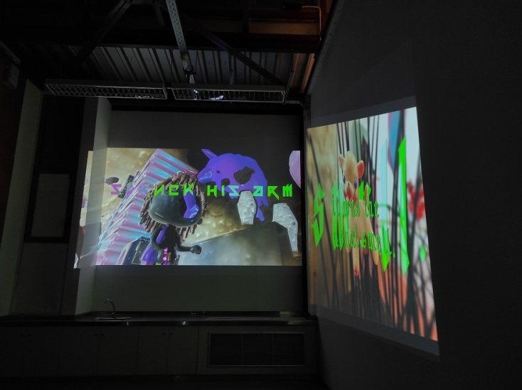 Από ένα εργαστήριο στην εκδήλωση MFA Open Studios.