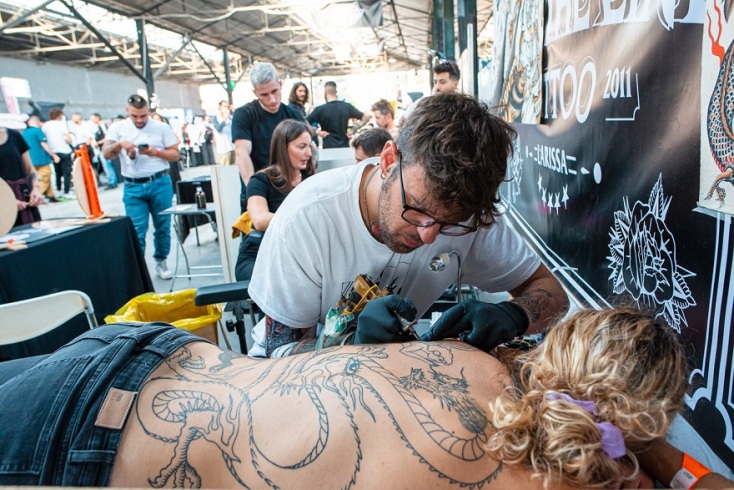 Στιγμιότυπο από το 5ο Athens Tattoo Expo.