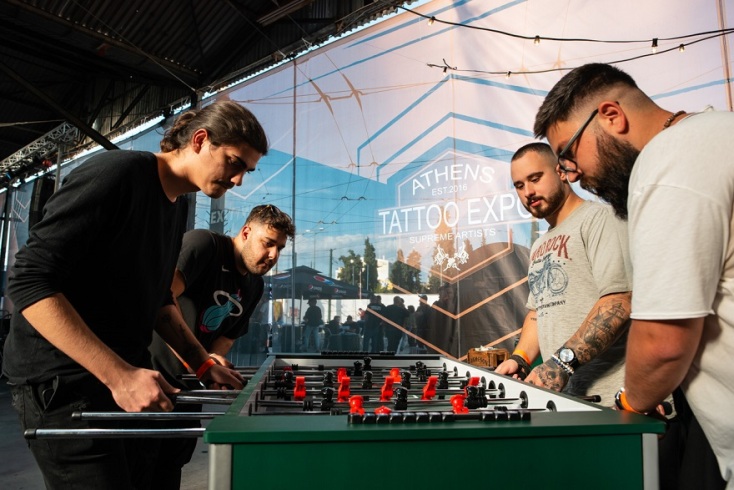 Στιγμιότυπο από το 5ο Athens Tattoo Expo.