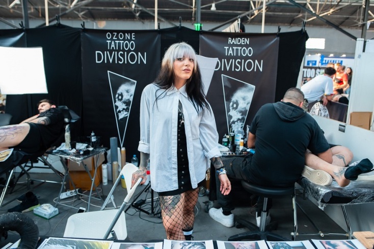 Στιγμιότυπο από το 5ο Athens Tattoo Expo.