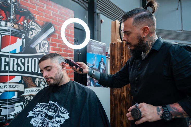 Στιγμιότυπο από το 5ο Athens Tattoo Expo. 