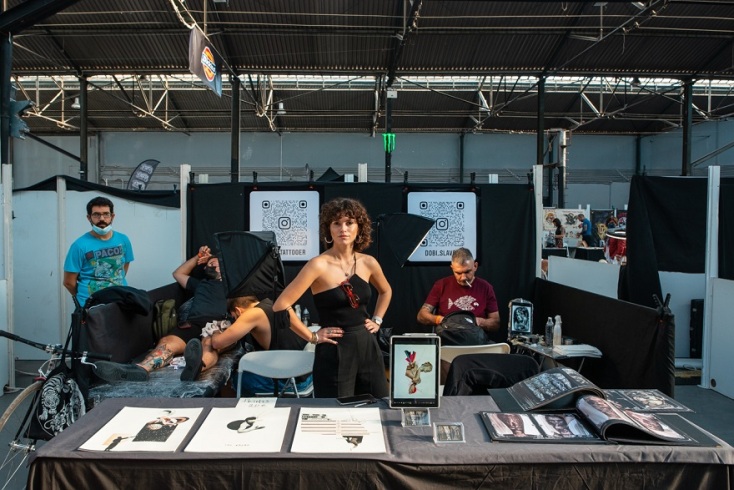 Στιγμιότυπο από το 5ο Athens Tattoo Expo. 