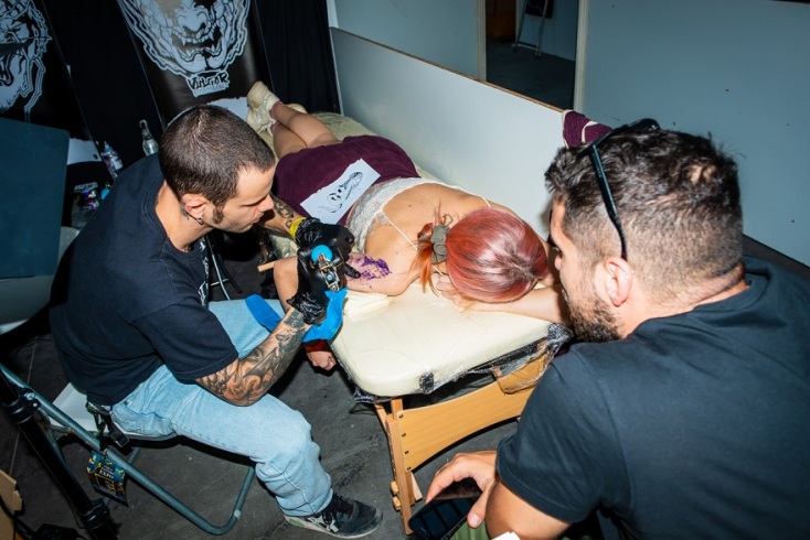 Στιγμιότυπο από το 5ο Athens Tattoo Expo.