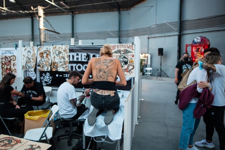 Στιγμιότυπο από το 5ο Athens Tattoo Expo.