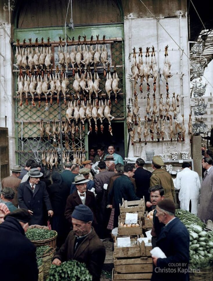 Φωτογραφία από τη Βαρβάκειο Αγορά