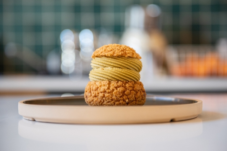 Σου με πραλίνα φιστίκι και ράσμπερι