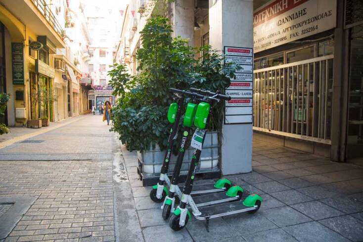 Tα πράσινα πατίνια της Lime